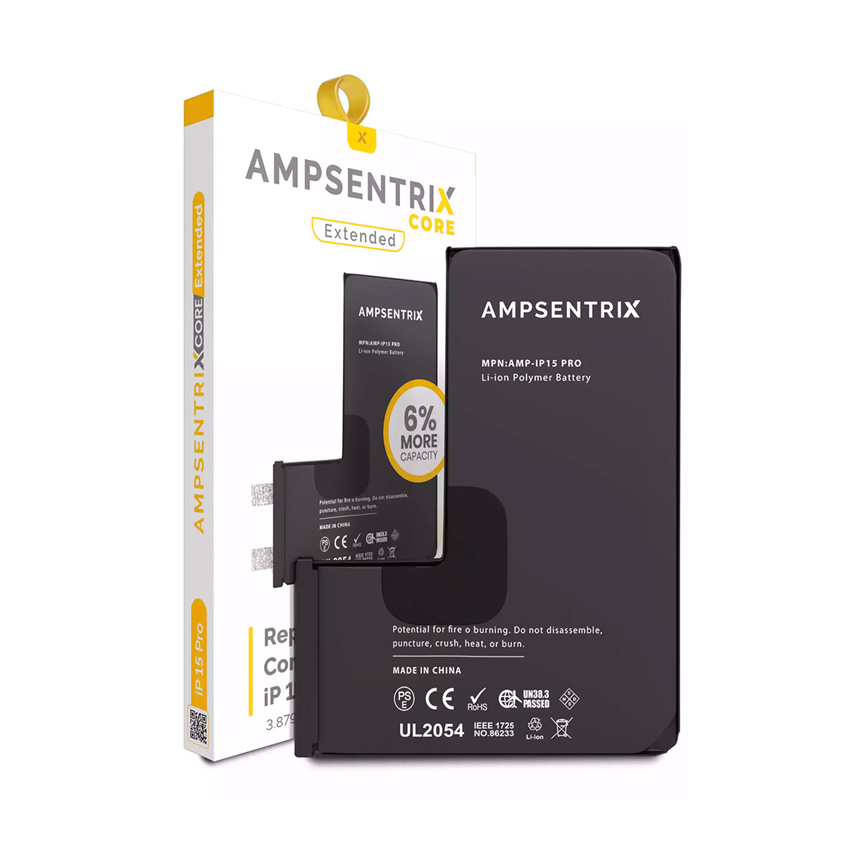 Bateria Ampsentrix Core Extended iPhone 15 Pro